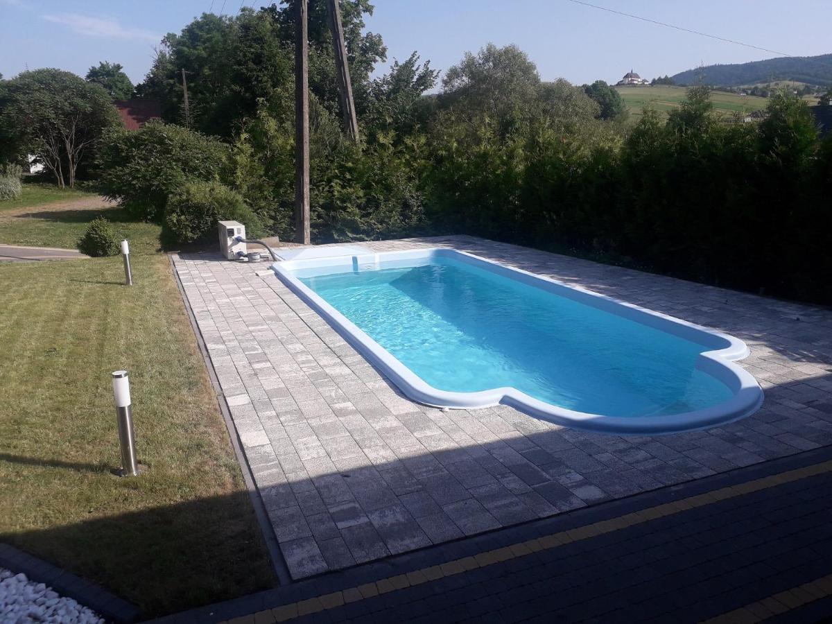 Jaskowa Chata Bieszczady Apartament Z Basenem Baligród 外观 照片