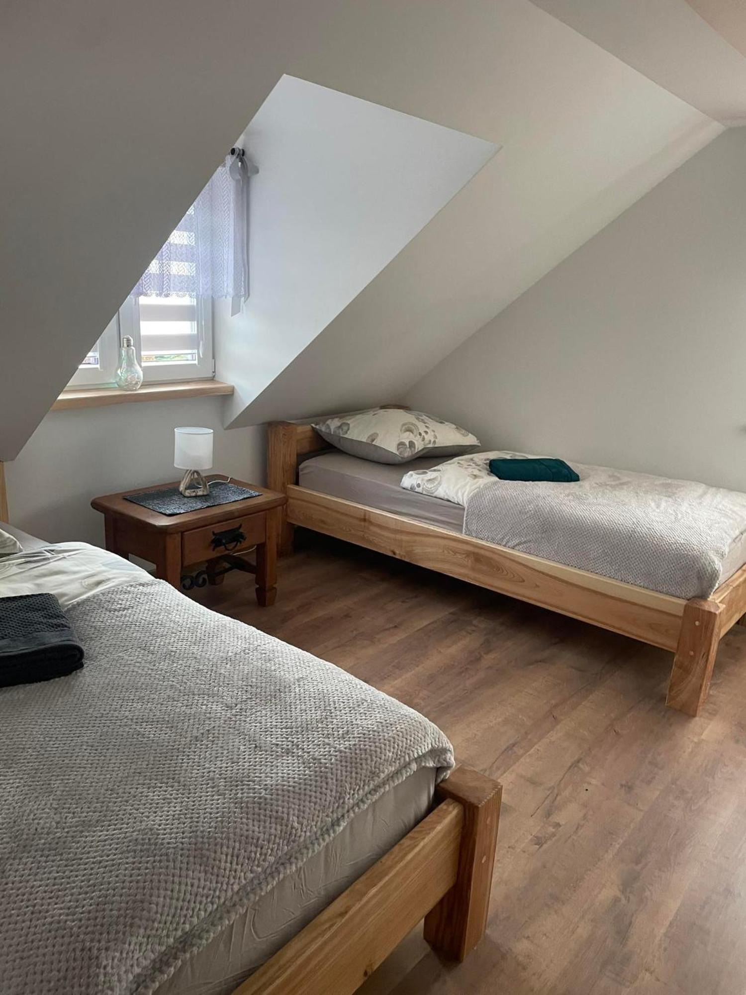 Jaskowa Chata Bieszczady Apartament Z Basenem Baligród 外观 照片
