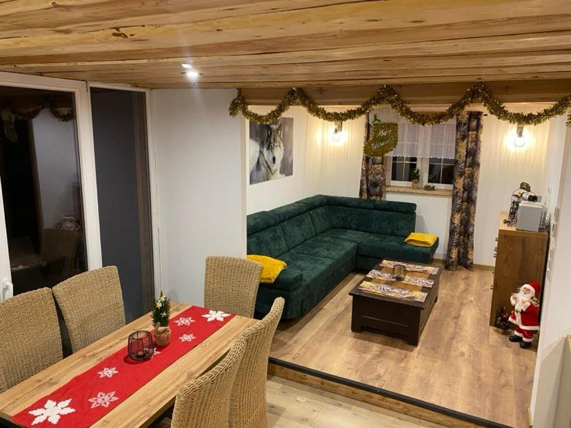Jaskowa Chata Bieszczady Apartament Z Basenem Baligród 外观 照片